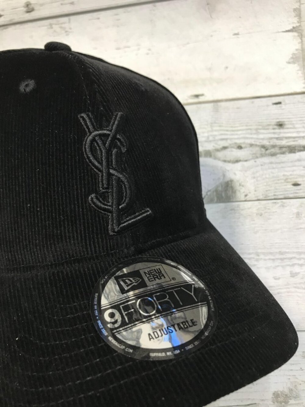 YSL Tyron logo-embroidered corduroy cap - Picture 3 of 9